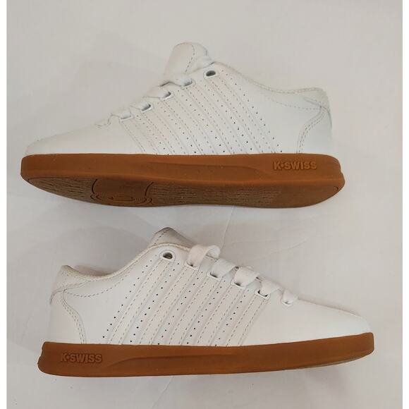 K-Swiss Classic Pro Leather Sneaker 53643-110-M-Low - Sz 1 - Picture 2 of 7